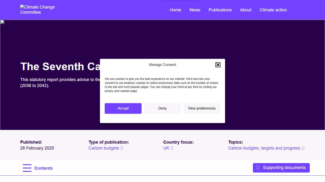 The Seventh Carbon Budget - Climate Change Committee